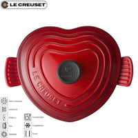 1 6 Litri Le Creuset Cocotte Casseruola Cuore In Ghisa