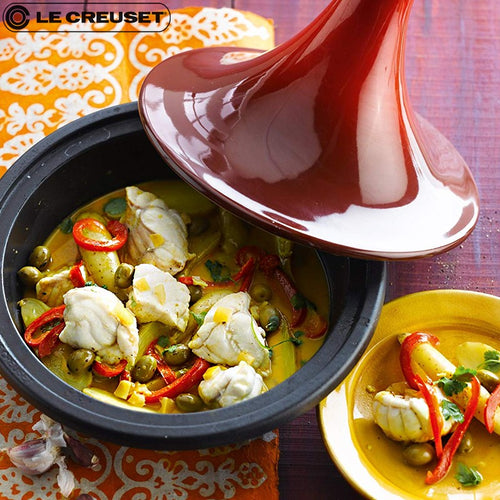 27 Cm Le Creuset Cocotte Tajine In Ghisa E Ceramica