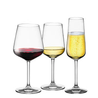 Ovid Ensemble de Verres à Vin et Flûtes en Verre Cristallin Set 12 Pcs