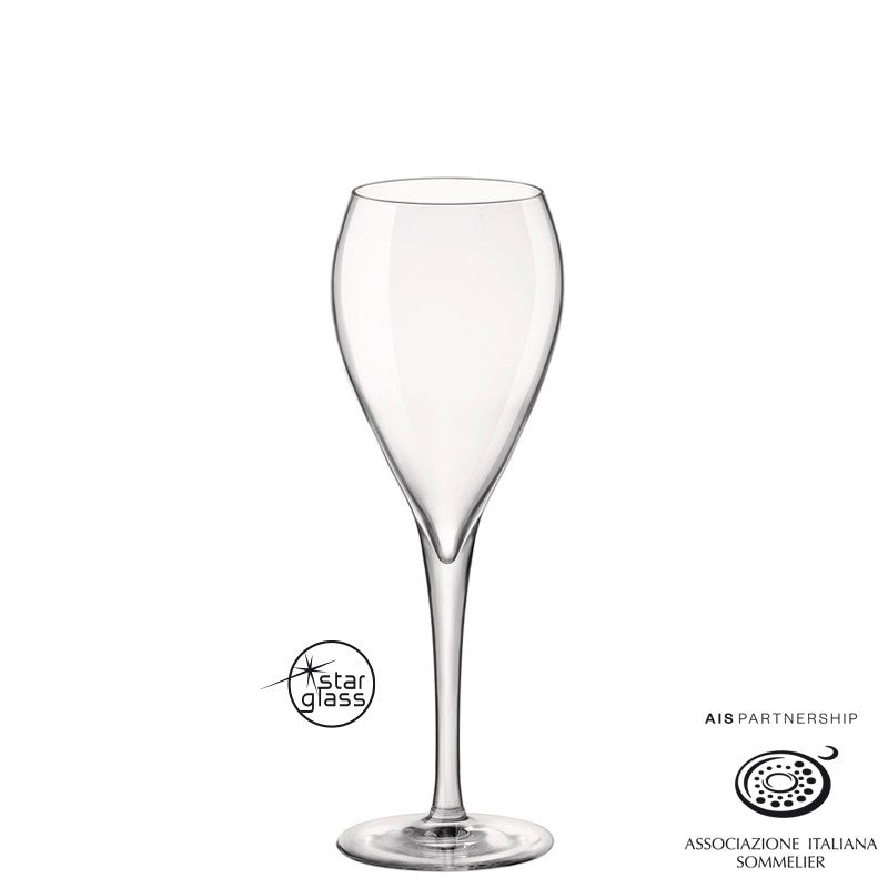 21 5 Cl Bormioli Rocco Inalto Tre Sensi Calice Flute In Vetro Set 6 Pezzi