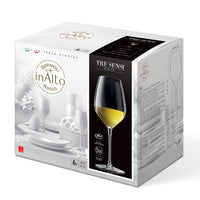 43 Cl Bormioli Rocco Inalto Tre Sensi Calice Vino Rosso In Vetro Set 6 Pezzi