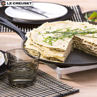 27 Cm Le Creuset Crepiera Rotonda In Ghisa Con Spatola In Legno