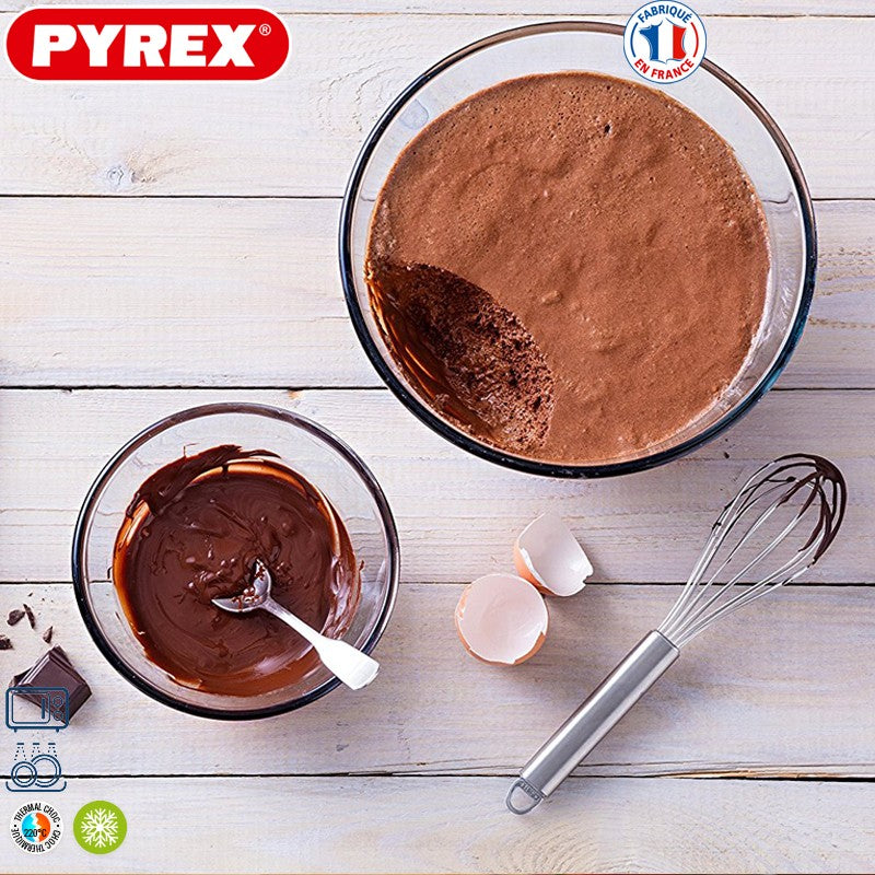 Pyrex Classic Coppe Multiuso In Vetro Borosilicato Set 3 Pz