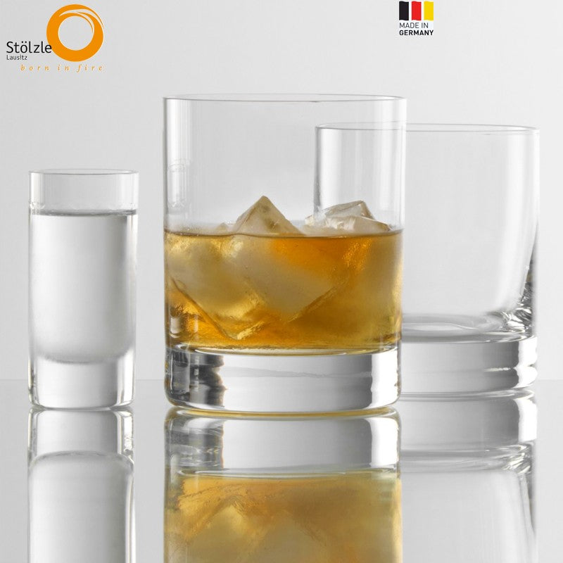 32 Cl Stolzle Lausitz New York Bar Bicchiere Rum In Vetro Set 6 Pezzi