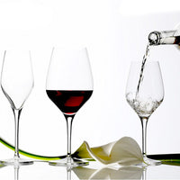 64 5 Cl Stolzle Lausitz Exquisit Calice Vino Rosso Bordeaux In Vetro Set 6 Pezzi