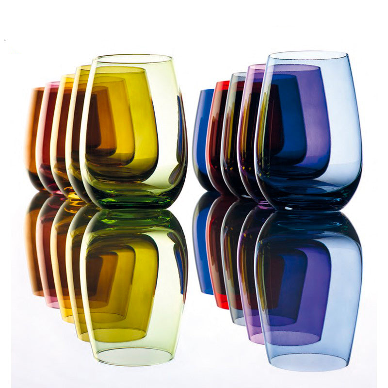 46 5 Cl Stolzle Lausitz Elements Bicchiere Acqua In Vetro Set 6 Pezzi