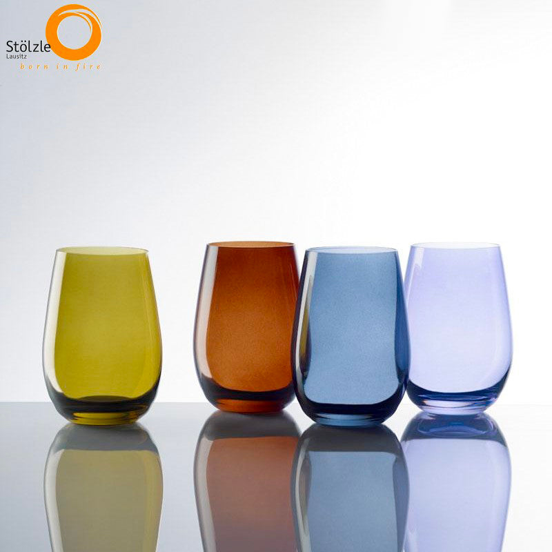 46 5 Cl Stolzle Lausitz Elements Bicchiere Acqua In Vetro Set 6 Pezzi