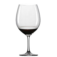 77 Cl Stolzle Lausitz Classic Long Life Calice Vino Rosso Burgundy In Vetro Set 6 Pezzi