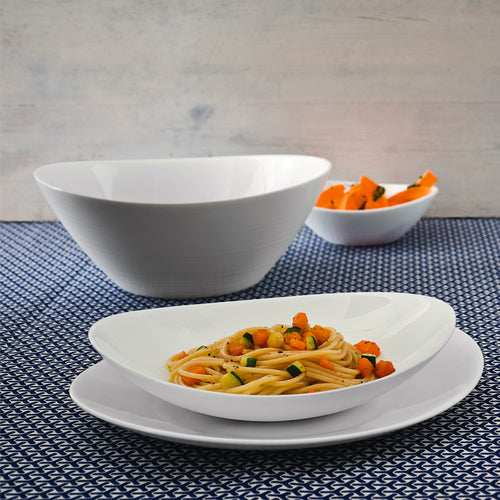 Bormioli Rocco Prometeo Servizio Piatti In Vetro Opale Set 19 Pz