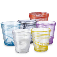 37 Cl Bormioli Rocco Capri Bicchiere Acqua In Vetro Set 6 Pezzi