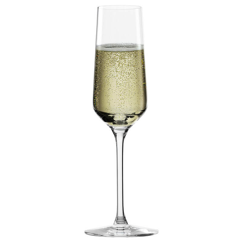 20 Cl Stolzle Lausitz Revolution Calice Flute In Vetro Set 6 Pezzi