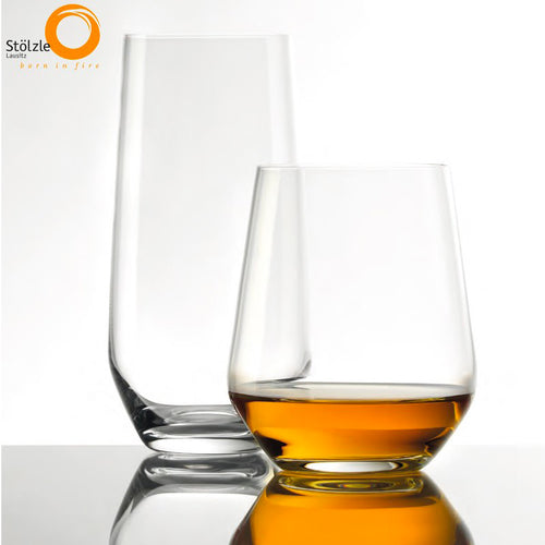 37 Cl Stolzle Lausitz Quatrophil Bicchiere Vino In Vetro Set 6 Pezzi
