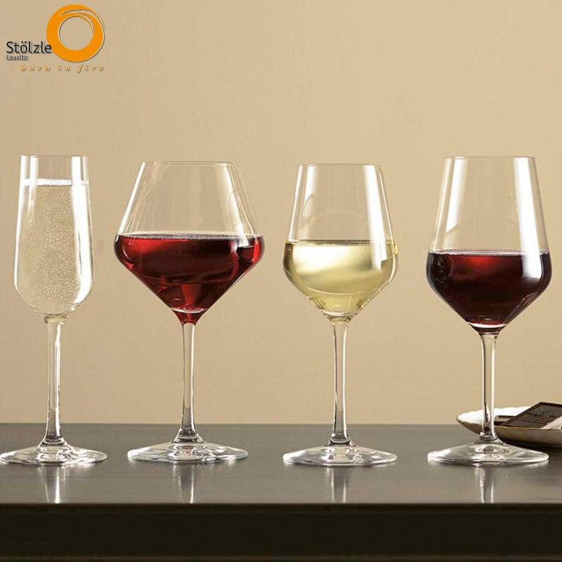 54 5 Cl Stolzle Lausitz Revolution Calice Vino Rosso In Vetro Set 6 Pezzi