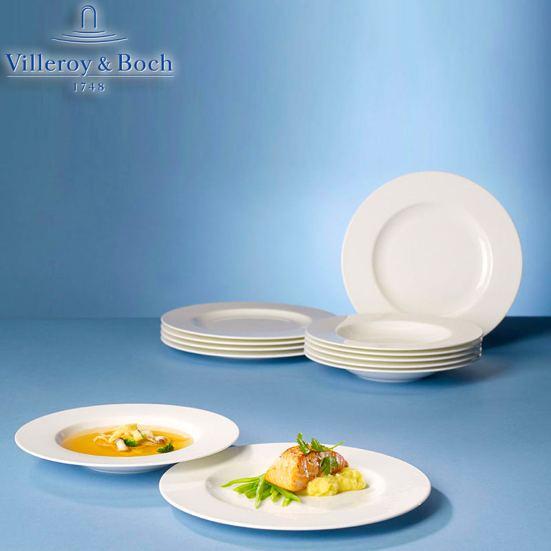 24 Cm Villeroy And Boch Royal Piatto Fondo In Porcellana