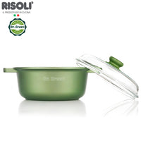Risoli Dr Green Stone Set Pentole Antiaderenti In Alluminioset 14 Pz