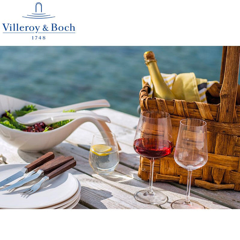 59 Cl Villeroy And Boch Ovid Calice Vino Rosso In Vetro Set 4 Pezzi