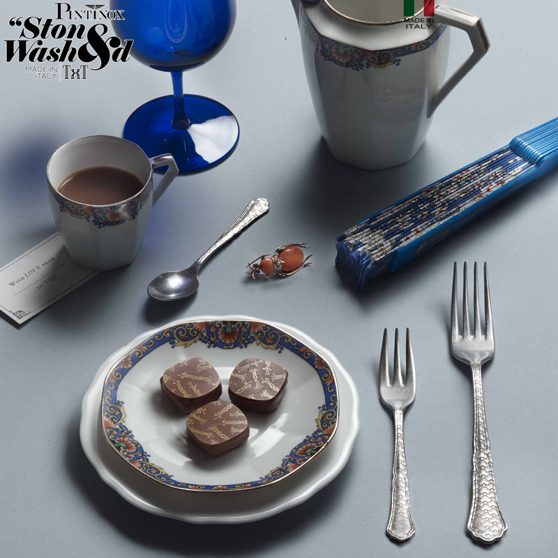 Pintinox Settecento Cucchiaino Moka In Acciaio Inox Set 12 Pz