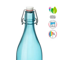 1 Litro Bormioli Rocco Giara Bottiglia Acqua In Vetro Set 6 Pezzi