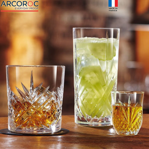 38 Cl Arcoroc Broadway Bicchiere Bibita In Vetro Set 6 Pezzi