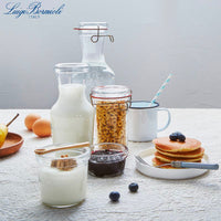 Bormioli Luigi Lock Eat Set Vasetti Ermetici In Vetro Set 3 Pezzi
