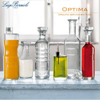 Bormioli Luigi Optima Bottiglie Acqua Vino Olio E Aceto In Vetro Set 4 Pezzi