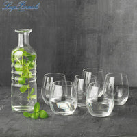 Bormioli Luigi Hydrosommelier Set Bicchieri Acqua In Vetro Set 7 Pezzi