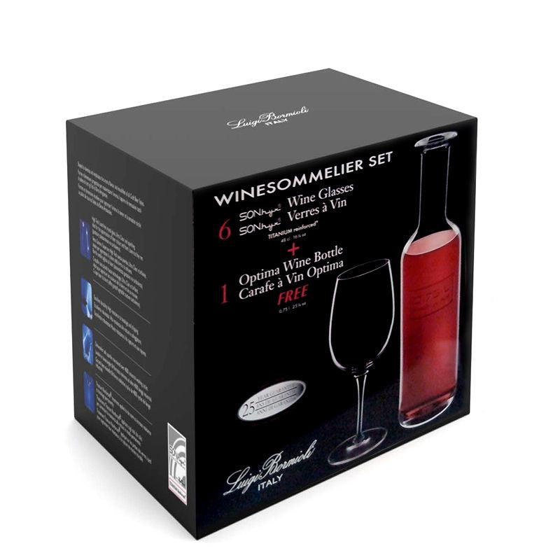 Bormioli Luigi Winesommelier Set Calici In Vetro Set 7 Pezzi