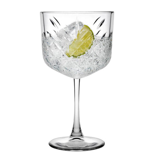 50 Cl Pasabahce Timeless Calice Gin Tonic In Vetro Set 4 Pezzi