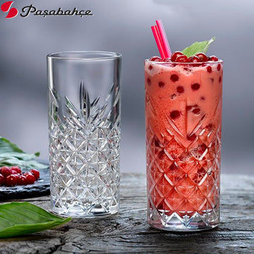 Pasabahce Set 6 Calici Vino Sophia Cl 20 Trasparente/oro