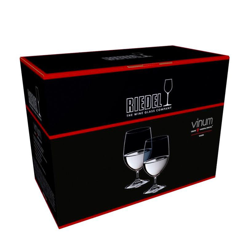 35 Cl Riedel Vinum Calice Acqua In Vetro Set 2 Pezzi