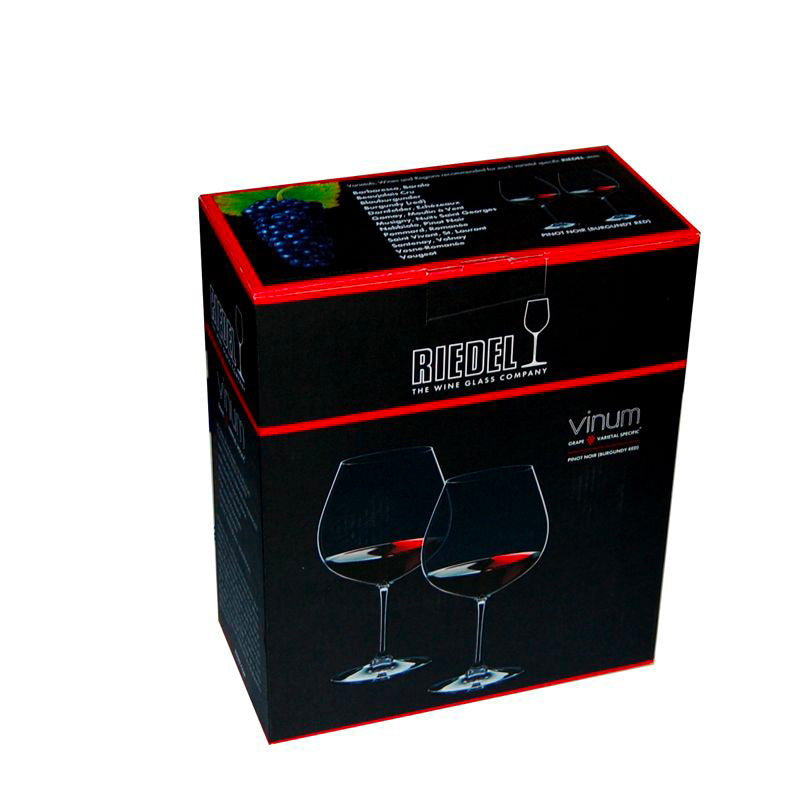 70 Cl Riedel Vinum Calice Vino Rosso Pinot Nero Burgundy In Vetro Set 2 Pezzi