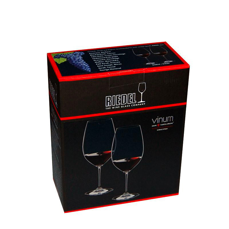 70 Cl Riedel Vinum Calice Vino Rosso Syrah In Vetro Set 2 Pezzi