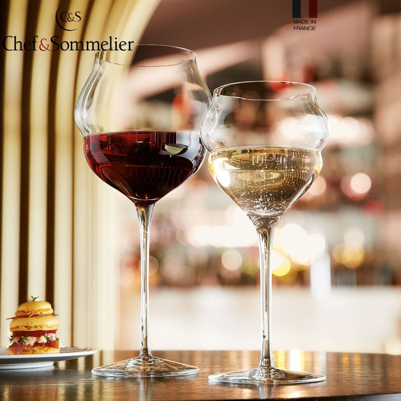 40 Cl Chef And Sommelier Macaron Calice Vino Bianco In Vetro Set 6 Pezzi