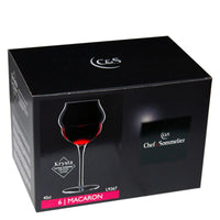 40 Cl Chef And Sommelier Macaron Calice Vino Bianco In Vetro Set 6 Pezzi