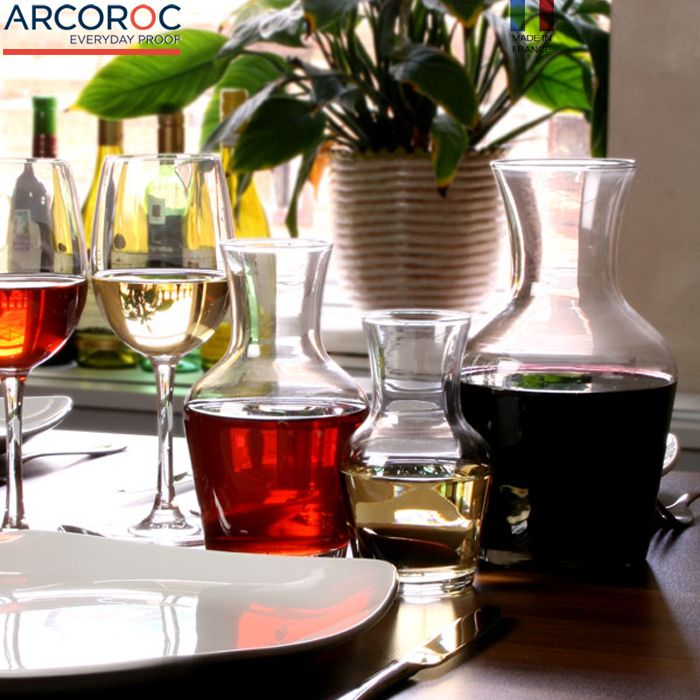 50 Cl Arcoroc Vin Caraffa In Vetro Set 12 Pezzi