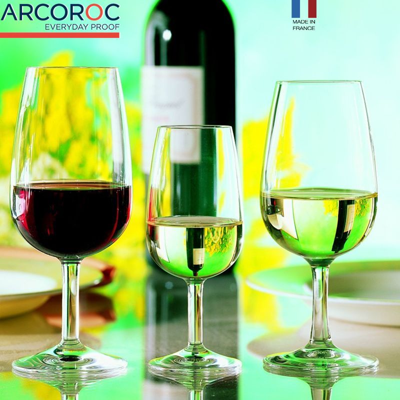 21 5 Cl Arcoroc Viticole Calice Vino Bianco In Vetro Set 6 Pezzi