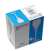 9 5 Cl Arcoroc Brio Calice Flute In Vetro Set 6 Pezzi