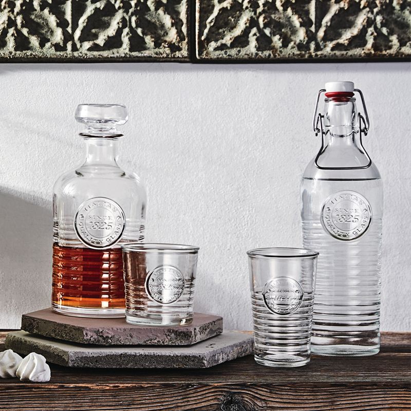 Bormioli Rocco Officina 1825 Set Whisky In Vetro Set 7 Pezzi