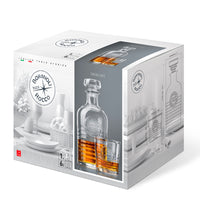 Bormioli Rocco Officina 1825 Set Whisky In Vetro Set 7 Pezzi