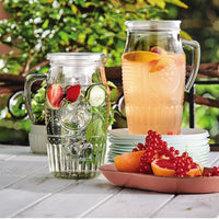 1 8 Litri Bormioli Rocco Romantic Caraffa In Vetro Set 6 Pezzi