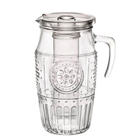 1 8 Litri Bormioli Rocco Romantic Caraffa In Vetro Set 6 Pezzi