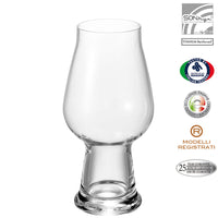54 Cl Bormioli Luigi Birrateque Calice Birra In Vetro Set 2 Pezzi