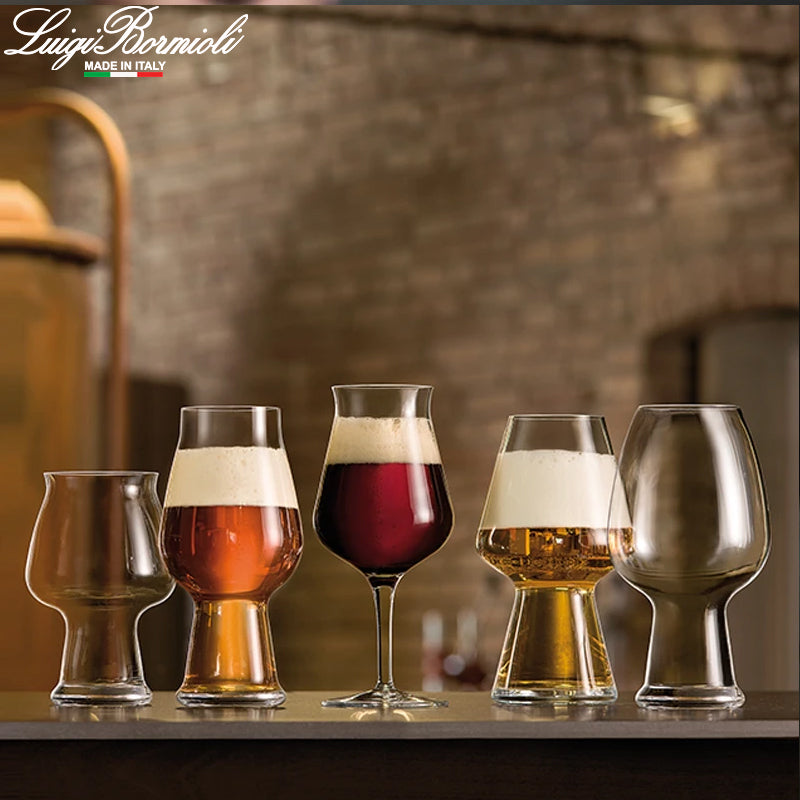 60 Cl Bormioli Luigi Birrateque Bicchiere Birra In Vetro Set 2 Pezzi