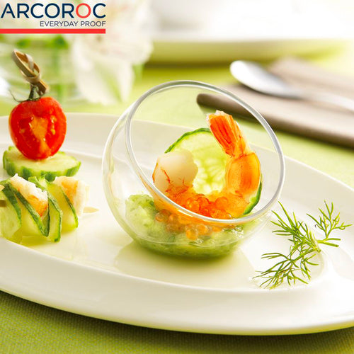 12 Cl Arcoroc Versatile Coppa Gelato In Vetro Set 6 Pezzi