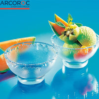 20 Cl Arcoroc Pepite Coppa Gelato In Vetro Set 6 Pezzi