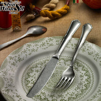 Pintinox Settecento Servizio Posate In Acciaio Inox Set 24 Pz