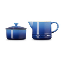 Le Creuset Evolution Set Latte & Zucchero Lattiera 30 cl con Barattolo Zucchero In Gres Vetrificato Set 2 Pz