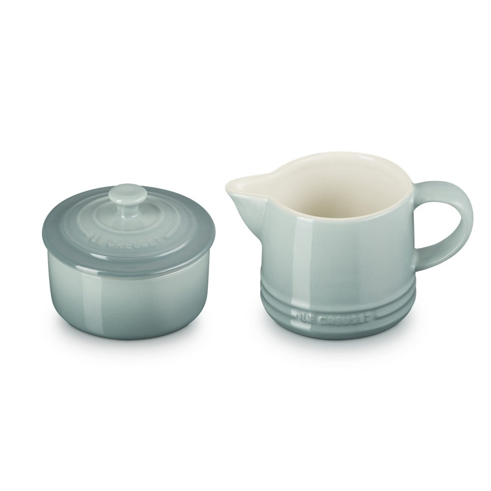 Le Creuset Evolution Set Latte & Zucchero Lattiera 30 cl con Barattolo Zucchero In Gres Vetrificato Set 2 Pz