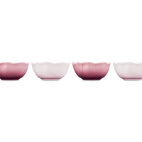 10 cm - Le Creuset Fiore Anemone Ciotola In Gres Vetrificato Set 4 Pz