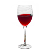 38 Cl Bormioli Luigi Romantica Calice Vino Rosso In Vetro Set 4 Pezzi
